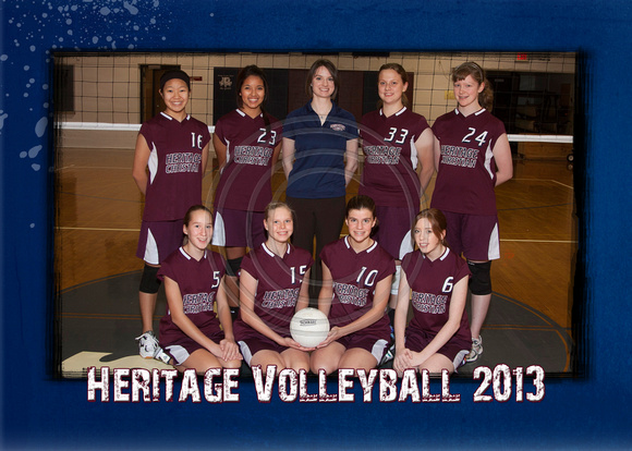 Heritage JV Volleyball 5x7