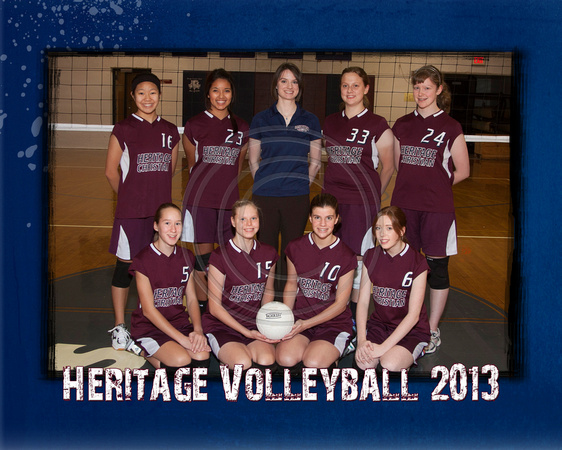 Heritage JV Volleyball 8x10
