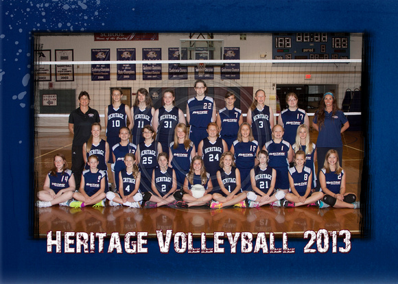 Heritage JH Volleyball 5x7