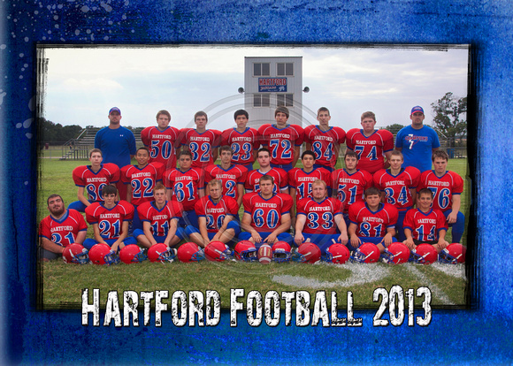 Hartford Fball 5x7