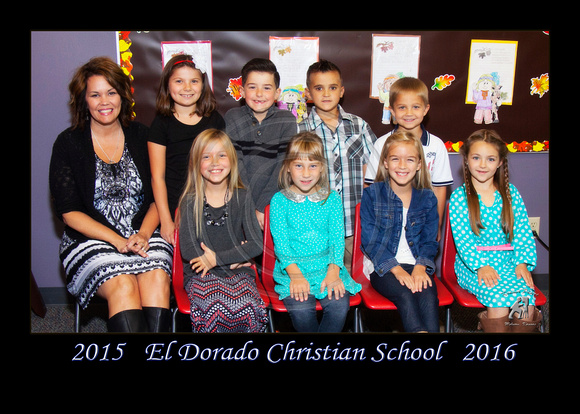 El Dorado Christian 1st grade (5x7)