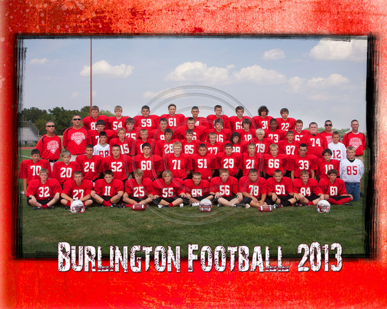 Burlington Football 8x 10