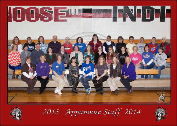 Appanoose Staff 5x7