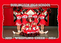 Wrestling Cheer 5x7