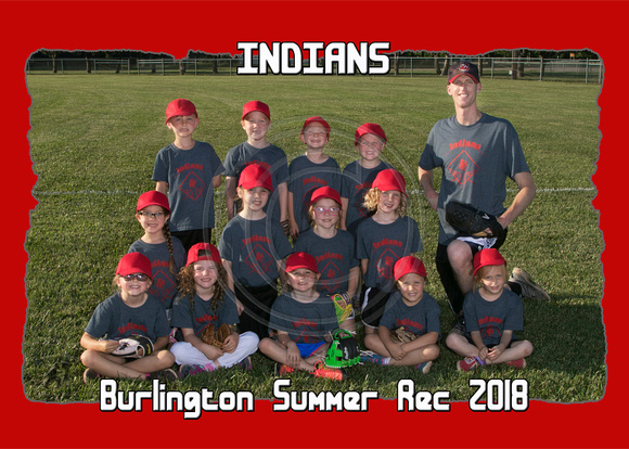5x7 Burlington Indians 2018