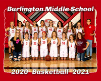 8x10 Burlington 8th Gr BB 2020-2021