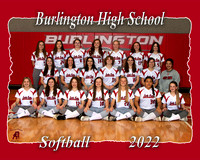 8x10 Burlington HS Softball 2021-2022