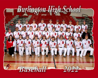8x10 Burlington HS Baseball 2021-2022